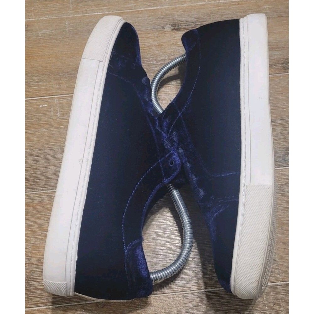 Kenneth Cole Abeo Marlow Sneakers Velvet Blue Purple Sz 9.5 N Neutral Foot Shoes - Picture 4 of 9